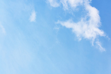 Wall Mural - abstract atmosphere background, blue sky with clouds, copy space