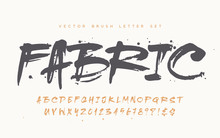 Catchy Handwritten Modern Vector Brush Letter Set For Quotes, Apparel, Branding, Packaging