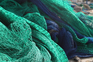 fishing nets and ropes