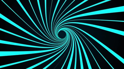 Poster - Futuristic tunnel formed of many colored lines, computer generated. 3d rendering of dynamic backdrop
