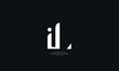 il Letter Logo Alphabet Design Icon Vector Symbol