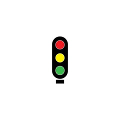 traffic light logo  vector