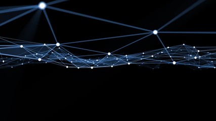 Poster - communication network concept. iot (internet of things). telecommunication.