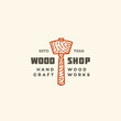 Wood shop logo