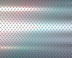 The diamond steel metal sheet texture background