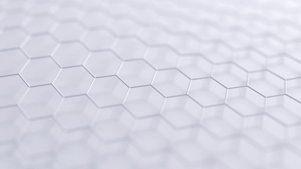 Poster - abstract 3d render, light background design, seamless looped 4k animation