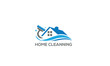 Home cleaning logo