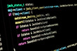 © cam_pine - Programming code with black background
