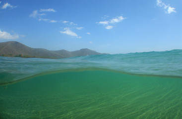 Poster - underwater waves caribbean sea Venezuela