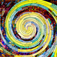 Wall Mural - In Search of Spiral Color
