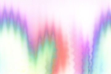 Canvas Print - An abstract high key wavy color streak background image.