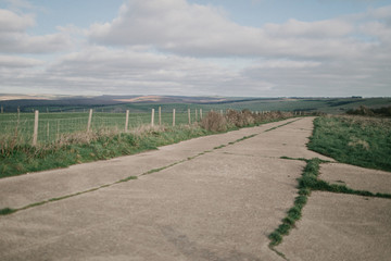 road in the countryside