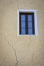 Damage Church Building After A Strong Earthquake