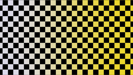 Poster - New yellow & white checker board abstract background,Best chess board