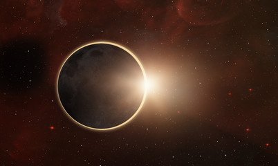 Fotomurali - Ringed solar eclipse 
