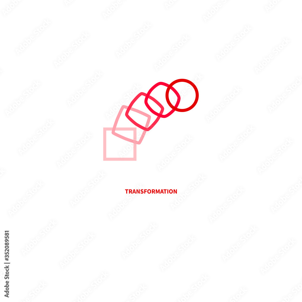 Change icon, transformation, evolution, development, coaching color ...
