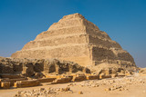 Fototapeta Krajobraz - Pyramid of Djoser (Step Pyramid), is an archaeological remain in the Saqqara necropolis, Egypt
