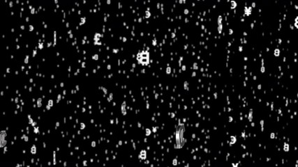 Poster - 3d rendering of world currency floating, on the dark background, with alpha matte