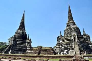 Wall Mural - Ayutthaya old building.