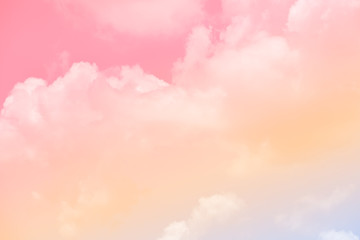 Wall Mural - cloud background with a pastel colour