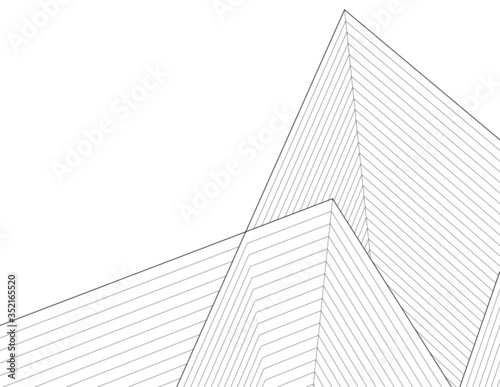 Fotografía pyramid
abstract architecture 3d illustration sketch