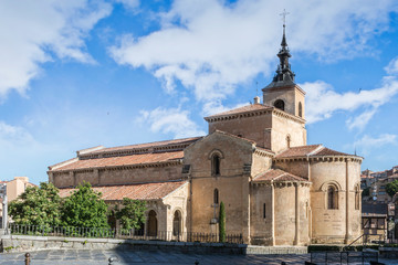 Wall Mural - Church of San Millan in Segovia, 12th century Romanesque style (Castilla y León, Spain)