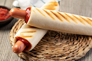 Canvas Print - French hot dog