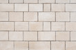 Texture of a white freestone wall
