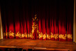© Pablo - theater stage with red curtains
