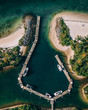 Aerial View of Peanut Island, Riviera Beach FL, Drone View