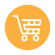 © Afif Dzulfikar - Simple Shopping Cart Related Vector line art icon. Editablevector useful for website, flyer, brochure
