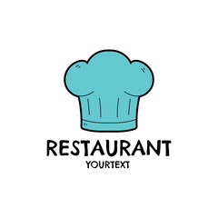 Poster - restaurant hand drawn logo design