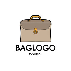 Poster - bag hand drawn logo design