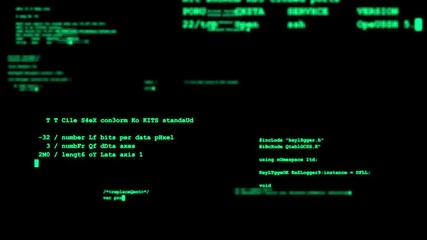 Aufkleber - Screens of programming. Programming language. System engineering.