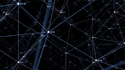 Aufkleber - Communication network concept. IoT (Internet of Things). Telecommunication.