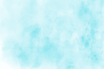abstract blue sky water color background, illustration, texture for design