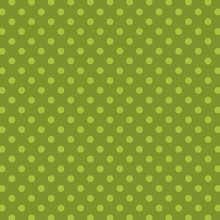 Green Polka Dots Pattern