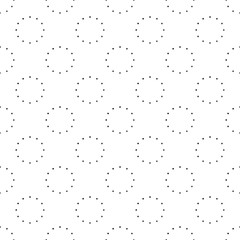 Wall Mural - Abstract dotted circle seamless background pattern. Ornament can be used for Gift wrapping paper, pattern fills, web page background,surface textures and fabrics.
