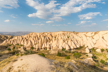 Volcanic Formations Uchisar, Cappadocia, Nevsehir, Turkey.