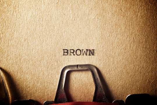 Brown word view
