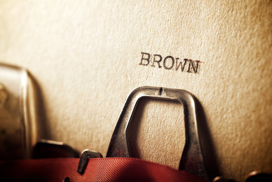 Brown word view