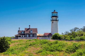 Wall Mural - Highland Lighthouse in summer sunny day in Cape Cod, Massachusetts. 