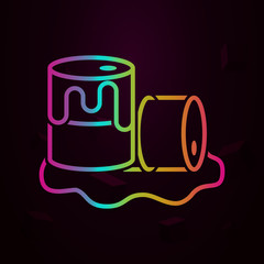 Aufkleber - pollution, oil, can nolan icon simple thin line, outline vector of pollution icons for ui and ux, we