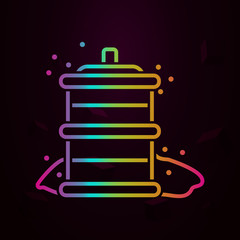 Aufkleber - can, beverage, waste nolan icon Simple thin line, outline vector of Pollution icons for ui and ux, website or mobile application