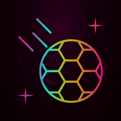 Poster - Soccer, sport nolan icon Simple thin line, outline vector of sport icons for ui and ux, website or mobile application