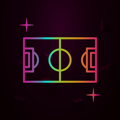 Poster - Soccer, sport nolan icon Simple thin line, outline vector of sport icons for ui and ux, website or mobile application