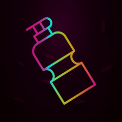 Aufkleber - Water bottle nolan icon Simple thin line, outline vector of Swimming poll icons for ui and ux, website or mobile application