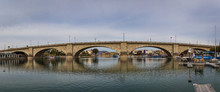 The World Famous London Bridge Located In Lake Havasu City AZ. This Bridge Was Disassembled In London England And Moved Piece By Piece To Lake Havasu City AZ.