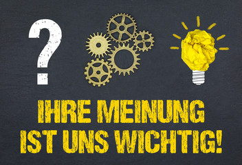 Poster - Ihre Meinung ist uns wichtig!