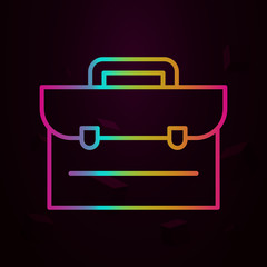 Aufkleber - Workplace, briefcase nolan icon Simple thin line, outline vector of Workplace icons for ui and ux, website or mobile application